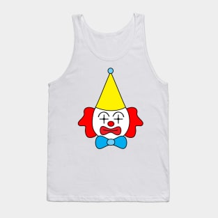 Clown - funny face. Tank Top